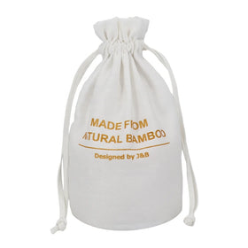 100% Real Bamboo Fiber Eco-friendly Biodegradability Material Drawstring Pouch Bag Packing Pack Bag for Food Fruit Nut Vegetable