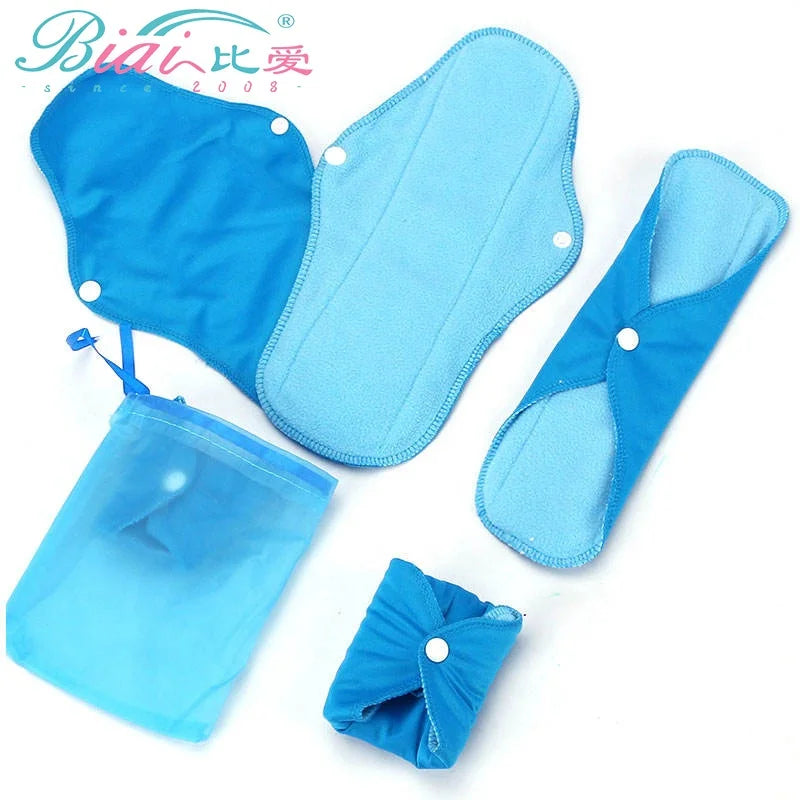 Super Absorbent Sanitary Pad Light and Cleanable and Reusable Period Adolescence Fabric Menstrual Pad