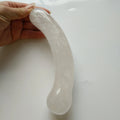 Made in China clear Quartz 7 Inch Wand for Women Body Massage Curved Stick