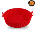 Hot Reusable Big Silicone Air Fryer Liners Olla De Molde Silicona Para Freidora De Aire Air Fryer Silicon Pot Baking Dishes Pans