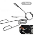High Quality 50mm 2 Inch Metal Barbell Collar Clips Spring Barbell Clamps Clips for Gym Barbells