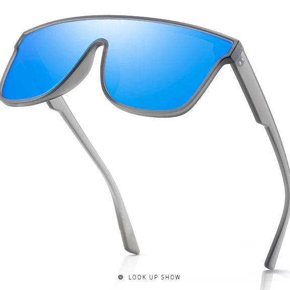 DUBERY 2026 Ladies Sunglasses Custom Logo Branded Oculos Polarizado Premium Blue Frame Fashion Unisex Sunglasses
