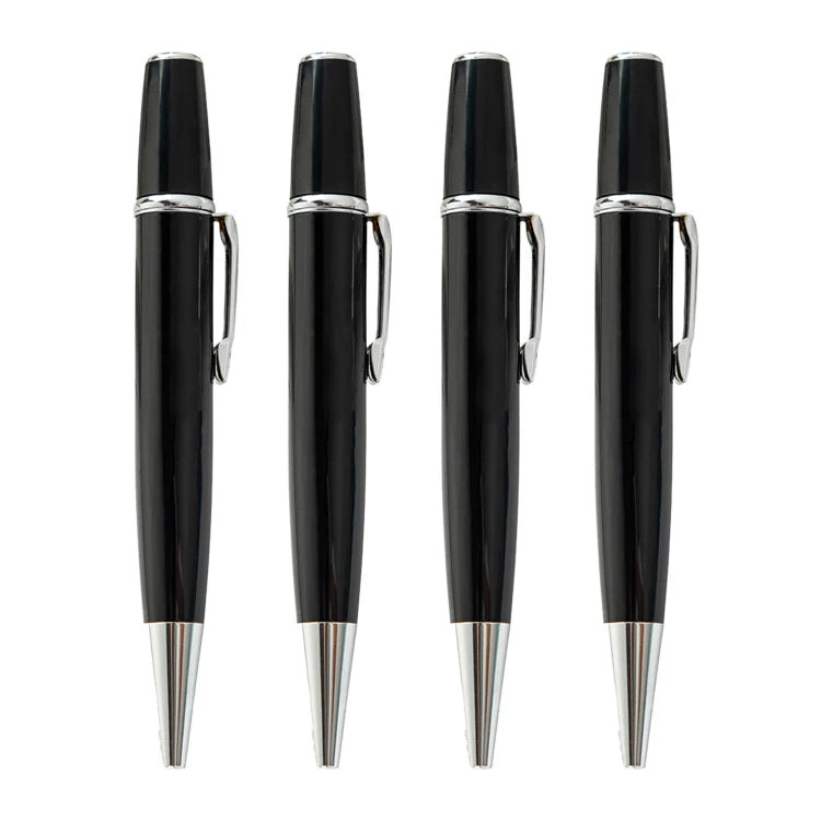 Wholesale Cheap Small Metal Ballpoint Pen Hotel Use Sports Style Silk Screen Logo Printing Environment-Protective Ink Parker