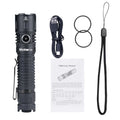 Super Bright 3000lm IPX8 Waterproof EDC Torch Rechargeable Tactical LED Flashlight with ATR Running/Camping/Search