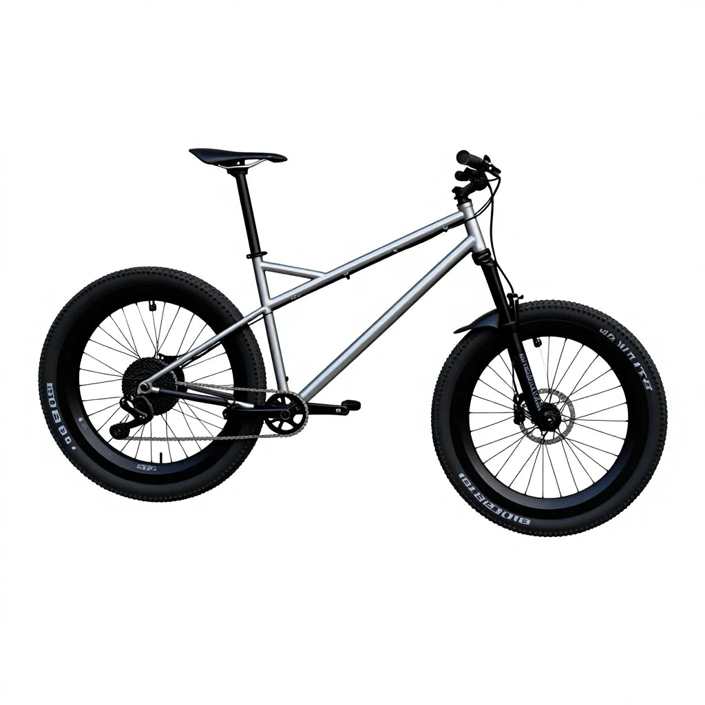 OEM Custom Special Titanium Integrated Metal Road Bike Frame with Gloss Finish and 5-Year Warranty