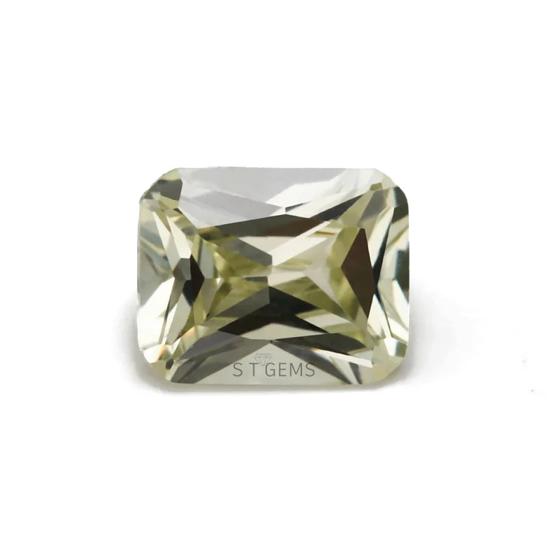 Manufacture Price Olive Cushion Cut Rectangle Cubic Zirconia Jewelry