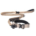 Multifunctional Large Dog Nylon Training Leash Soft Outdoor Walking Tactical Pet Gear with Car Belt Buckle Explosion-Proof