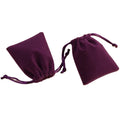 7X9cm Jewelry Drawstring Bags Velvet Pouches Makeup Cosmetic Organizer for Wedding Birthday Party Decoration Chic Gift Sack