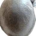 Durable 0.1mm Poly Skin Men's Toupee: Real Human Hair Hair System with Custom Base Size