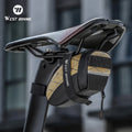 WEST BIKING Mini Bicycle Saddle Bag Travel Reflective Waterproof Cycling Bike Packing Compact Portable Cycling Saddle Tail Bag MegaBDM