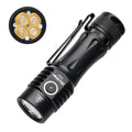 Wurkkos TS25 4000lm Powerful EDC Flashlight with 8 Multi Color Aux LEDs Anduril 2.0 Rechargeable 21700 Torch with Power Bank