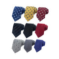 Hot Selling Ready to Ship 100% Silk Neck Ties Lot Stock Jacquard Fashion Dot Striped Men's Necktie Silk Ties
