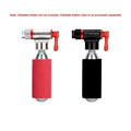 ZOYOSPORTS Alloy Bike Tire Air CO2 Pump Mini Cycling Bicycle CO2 Inflator Head With Insulated Sleeve Set Without Gas