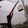 Design of 800kgs 500kgs  Hydraulic Pickup Telescopic Boom Truck Crane With Basket for Car Trailer Lifting