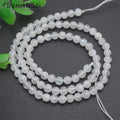 Wholesale Jewelry Making Supplies Natural Stone Round 4mm Blue Moonstone Loose Beads for DIY Bracelet Necklace Earring Making