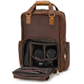 Outdoor Photography Crazy Horse Leather Backpack Genuine Leather SLR Camera Bag Genuine Leather Backpack Detachable Liner