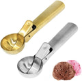 Stainless Steel Ice Cream Spoon Scoop With Easy Release Trp Touch Grip Handle