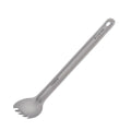 Titanium Spoon Spork Long Handle  Cutlery Set Portable Outdoor Dinner Spoon Cutlery Camping Equipment Chinese Products