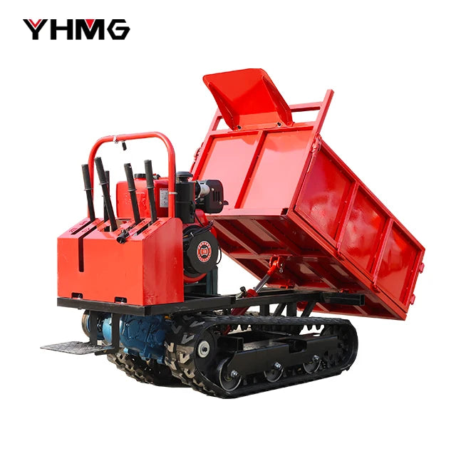 Small Crawler Dumper/Crawler Transporter for Garden/Agricultural Mountain Use