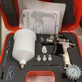 Italian Car Paint Spray Gun Gravity Type Pneumatic Upper Pot High Atomization 1.3 Caliber