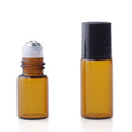 Mini Sample 1ml 2ml 3m 5ml Amber clear Glass Roll on Bottle Vial Essential Oil/perfume Bottle