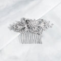 Bowknot Crystal Rhinestone Bridal Hair Comb Is Suitable for Wedding Party Performance Ball Girl Headdress
