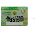 Wholesale Transparent PVC ID Card Overlay Hologram Anti-Counterfeiting Matte Finish Stickers for Cosmetic & Security Purposes