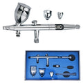 Multi-Cup Airbrush Kit AB-186 0.3mm with 2cc/5cc/13cc Gravity Cups for Modeling Painting Nail Art