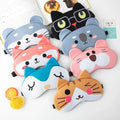 MIO Fashionable Cute Animals Style Eye Masks Girl Sleeping Eye Protect Mask Lovely Design for Lady Women Night Use