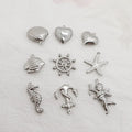 Diy Jewelry Necklace Bracelet Finding Anklet Clothing Hollow Pendant Tag Stainless Steel Heart Starfish Fish Pendant Charm