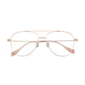 Double Bridge Titanium Optical Glasses Frame Unisex Fashionable Diamond Face Durable Daily Wear Prescription Myopia Eyeglasses