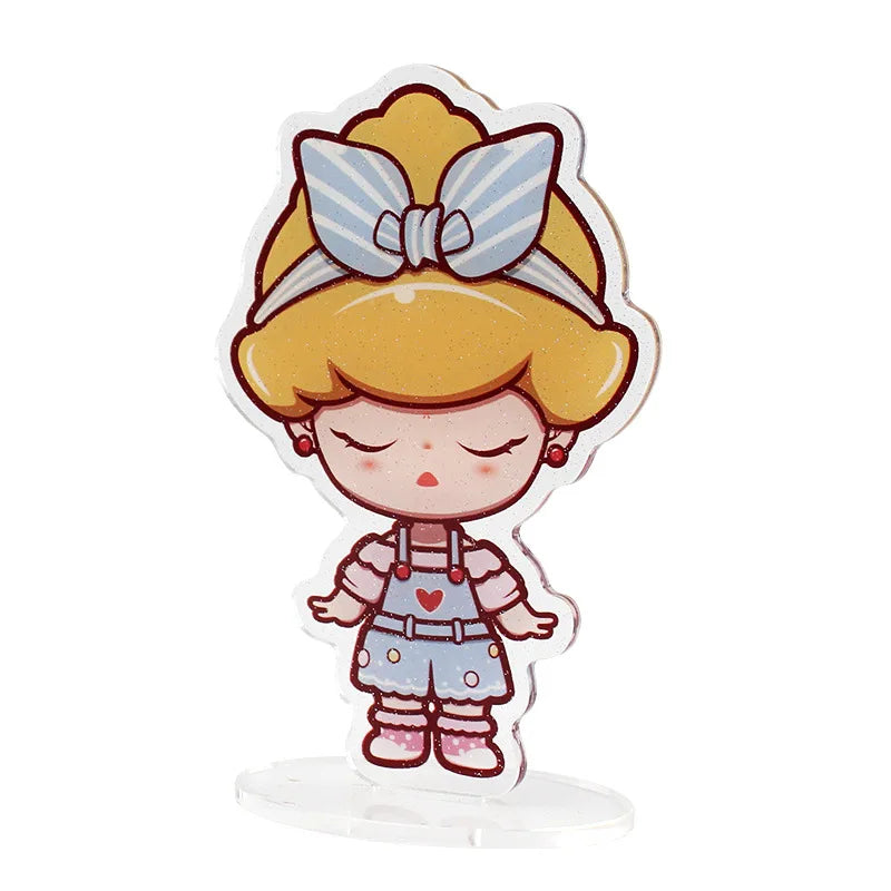 Popular Game Anime Cute Character Desk Decoration Custom Color Glitter Eco-Friendly Acrylic Plastic Standee Customized Shape
