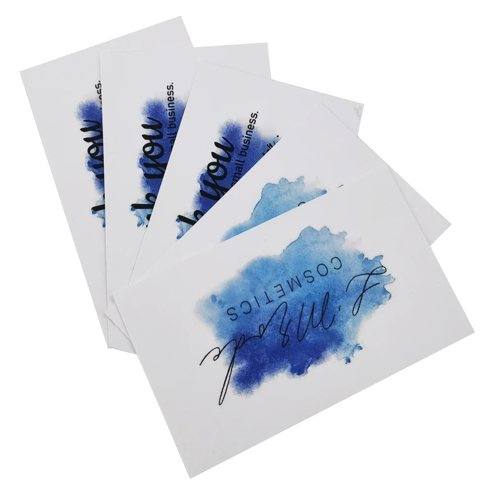 Accept Online Custom Printing Custom Shapes Scratch-proof Embossed Business Cards Offset Paper/Cardboard for Email Gift Greeting