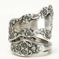 European and American Trendy Alloy Flower Ring for Women's Party Birthday Gift Fashion Jewelry