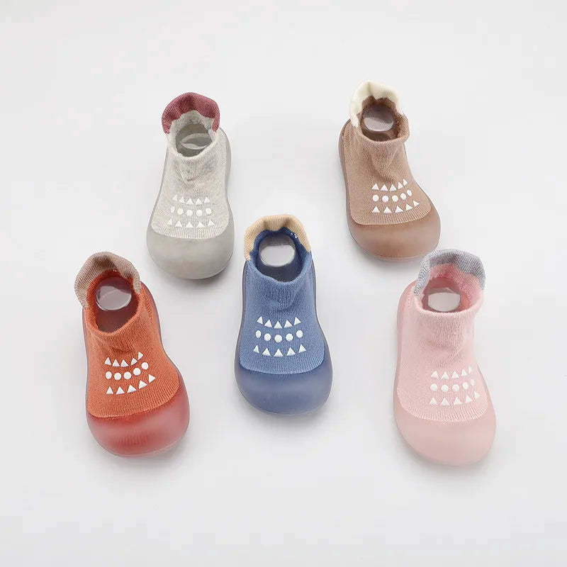 XIANGHUI New Korean Style Wholesale Spring and Autumn Cotton Breathable Baby Shoe Socks
