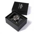 Custom Luxury Black Cardboard Watch Box Ready to Ship Printing Watch Gift Box Packaging Paper Watch Box