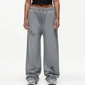 New Winter Casual Fashion Workout Cotton French Terry Comfortable Elastic Waistband Mid Regular Fit Women Gym Sweatpants