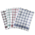 Wholesale Square Pattern Soft Cotton Dish Towel Woven Kitchen Cleaning for Home & Restaurant Use Private Label Available