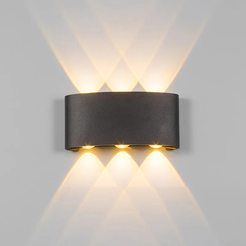 New Design 2w Interior Waterproof Led Wall Lamp Installing Bedside Wall Sconces for Living Room