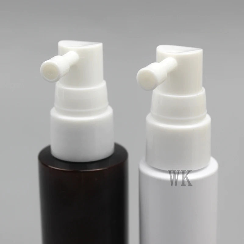 Empty Medicine Package 30ml 50ml Nasal Oral Tube Throat Mouth Plastic Mist Spray Pump Bottle