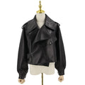 QIUCHEN QC20003 Ready to Ship New Brand Fashion Genuine Made in China Oversized Genuine Real Leather Jackets for Ladies