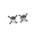 Fashion New Arrival Jewelry Earring Stainless Steel Zircon Skull Stud Earrings for Men