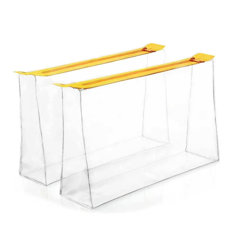 Tsa Approved Clear Travel Toiletry Makeup Bag Pouch Handy Quart-sized Zipper Bag Airport Flight Compliant Carry-on Clear Bag