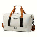 Heavy Duty Waterproof Travel Duffle Bag Large Capacity Gym Bag with Trolley Sleeve Custom Logo Wet/Dry Compartments