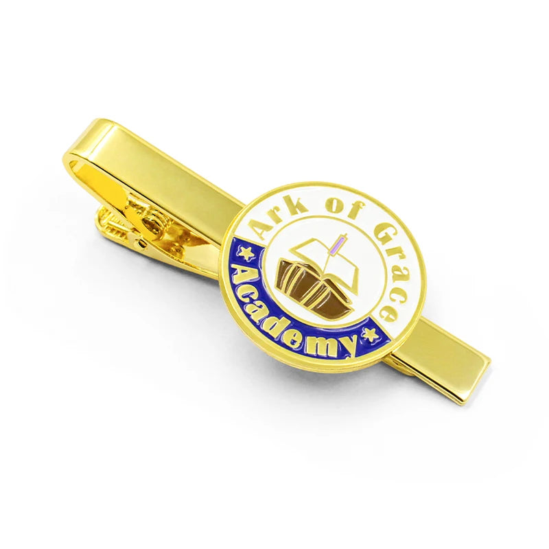 Factory Design Fashion Suit Shirt Brand Set Box Men Masonic Tie for Clip With Chain Custom Stainless Steel Cufflink and Tie Clip