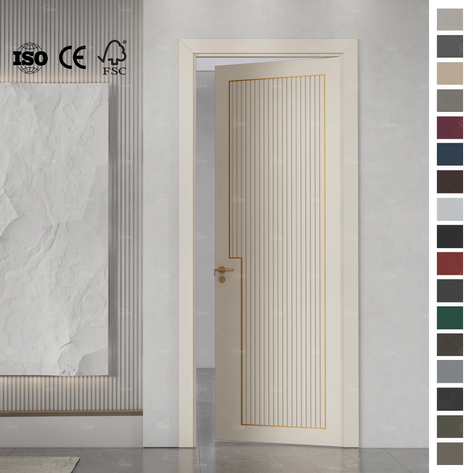 Austalian Standard Custom MDF Modern Internal Wooden Doors Design Interior Wooden Doors for Bedroom