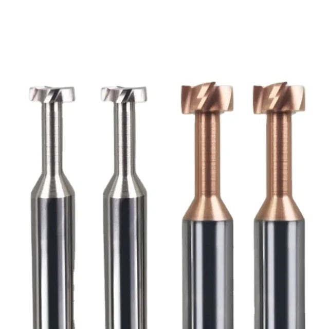 CHENGZHEN HRC55 4-Flute Carbide T-Slot End Mill - High Precision â‰¤0.005mm 8mm Standard Aluminum Cutter RoHS Certified