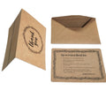 Custom Printed Business Thank You Card Coated Paper for Business & Personal Use
