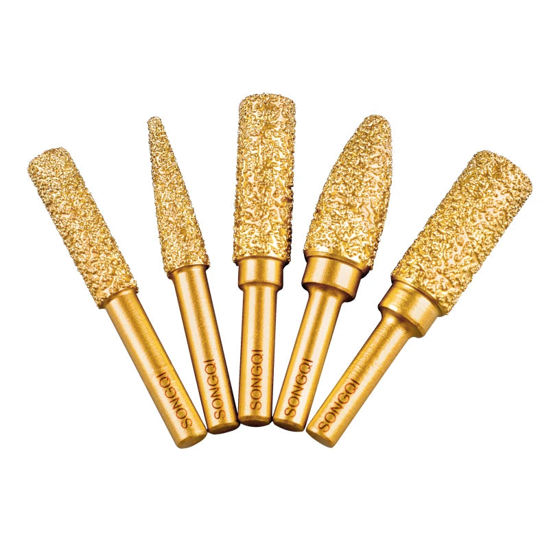 SONGQI Diamond Drilling Special Burrs Bits for Glass/Stainless Steel Brazing Bit