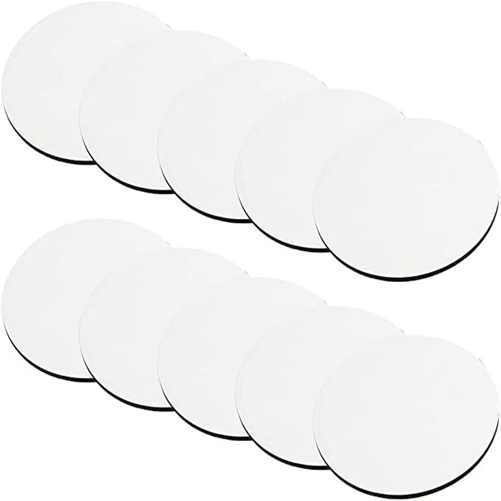 3.9inches Custom Round Tea Coaster Sublimation Blanks DIY Wood MDF Coaster